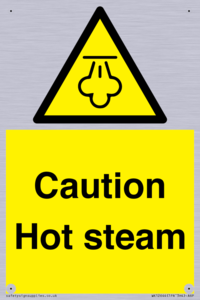 Caution Hot steam